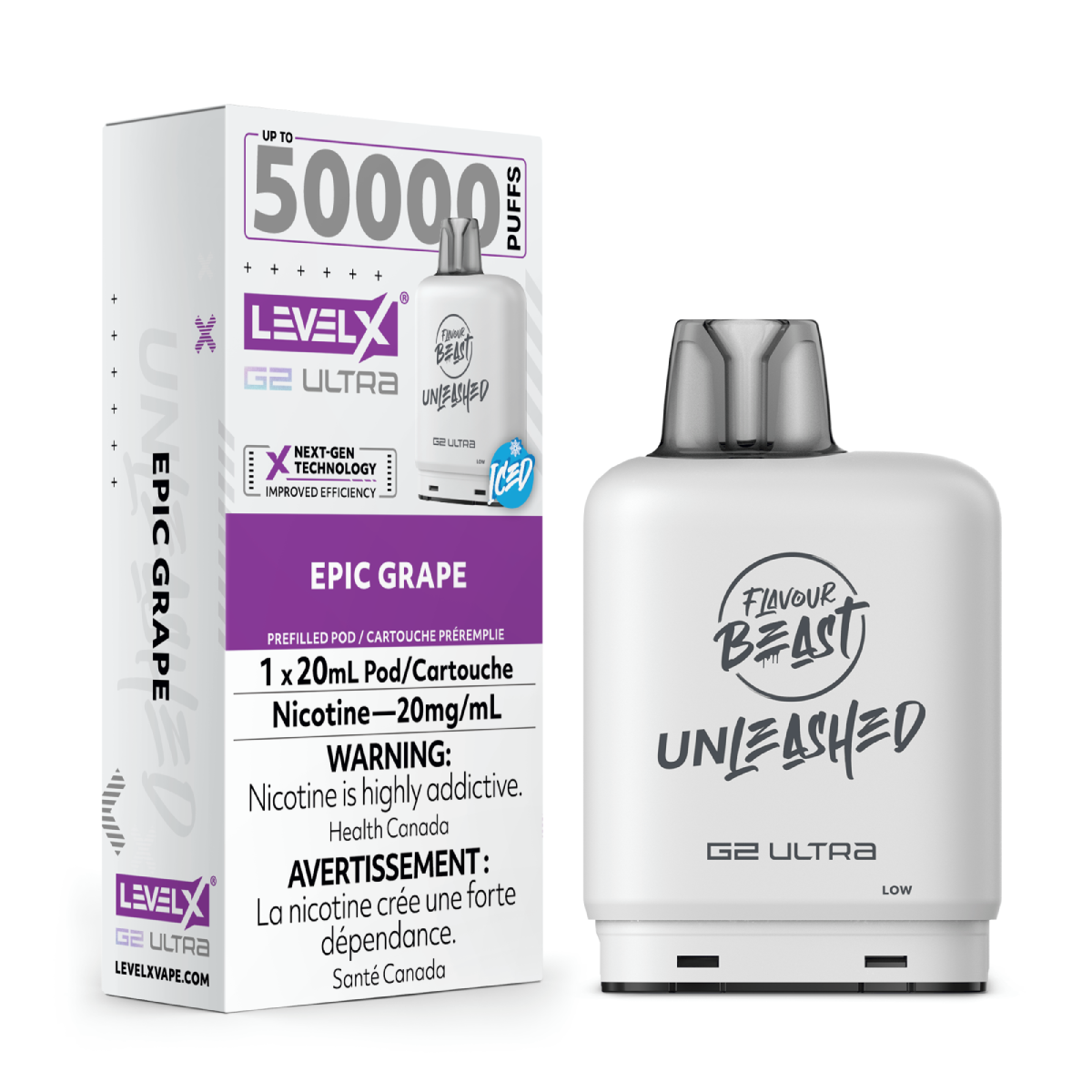 Level X G2 Ultra - Unleashed (50000 Puffs)
