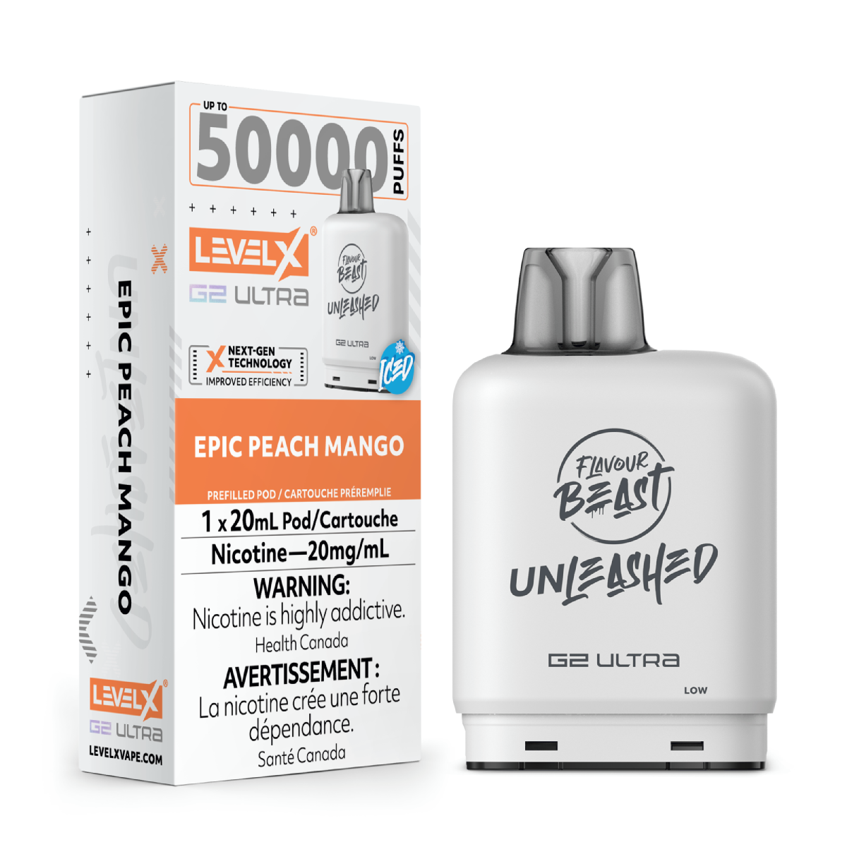 Level X G2 Ultra - Unleashed (50000 Puffs)