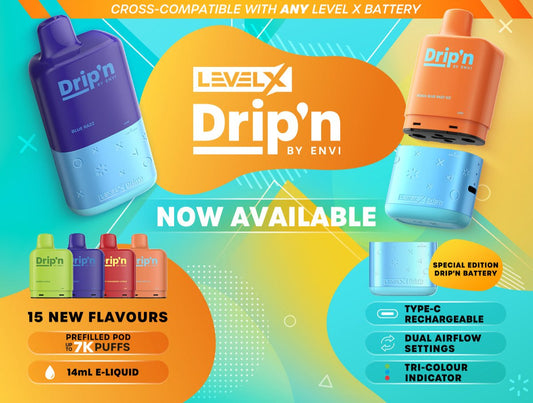 Level X - Drip'n (7000 Puffs)
